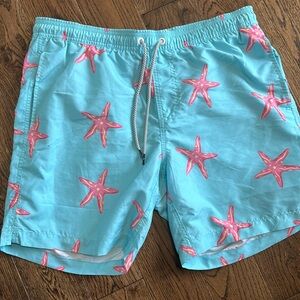Amazon men’s large - maamgic swim suit- starfish